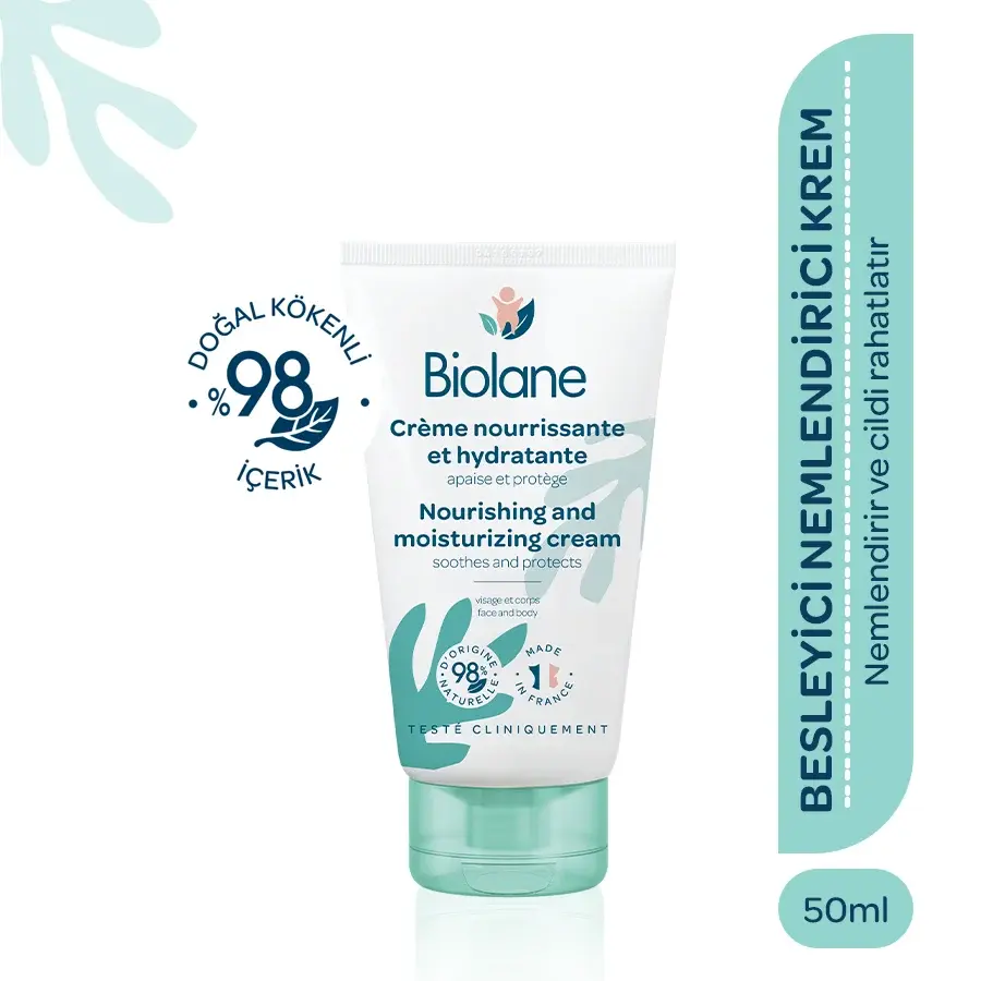 %98 Doğal İçerikli Tahriş Azaltıcı Yenileyici Besleyici ve Nemlendirici Krem (50ml)