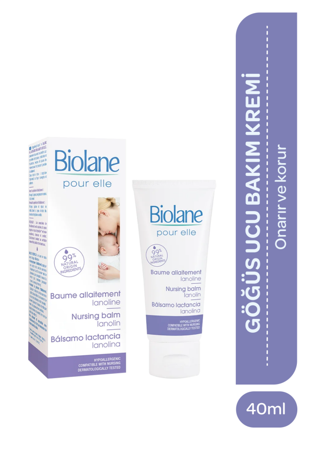 Nemlendirici, Koruyucu ve Onarıcı Özellikler İçeren Göğüs Ucu Çatlak Kremi 40ml SKT: 10/2026