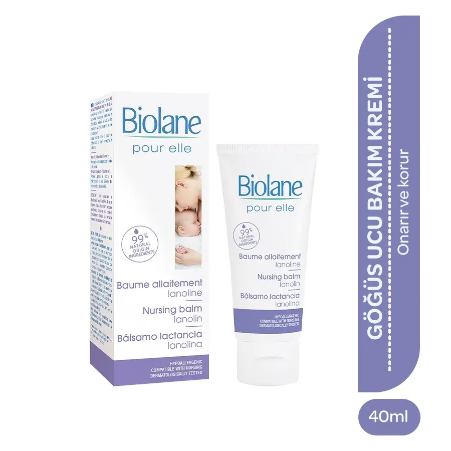 Nemlendirici, Koruyucu ve Onarıcı Özellikler İçeren Göğüs Ucu Çatlak Kremi 40ml SKT: 10/2026