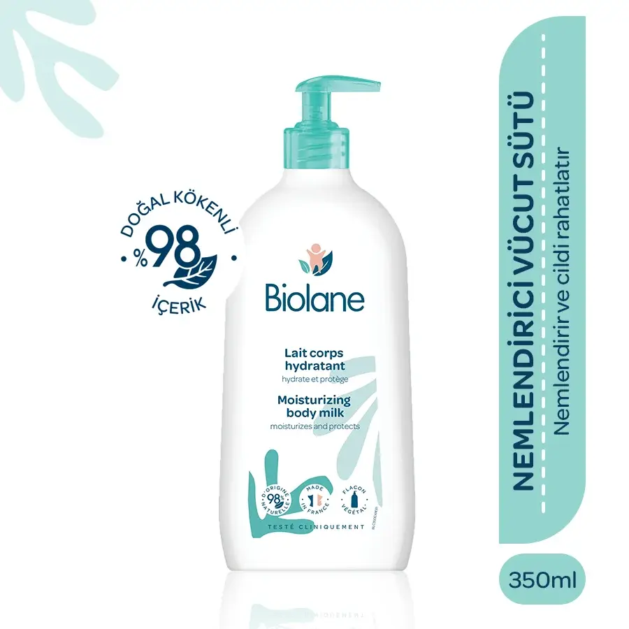 %98 Doğal İçerikli Nemlendirici Besleyici Vücut Sütü (350ml)
