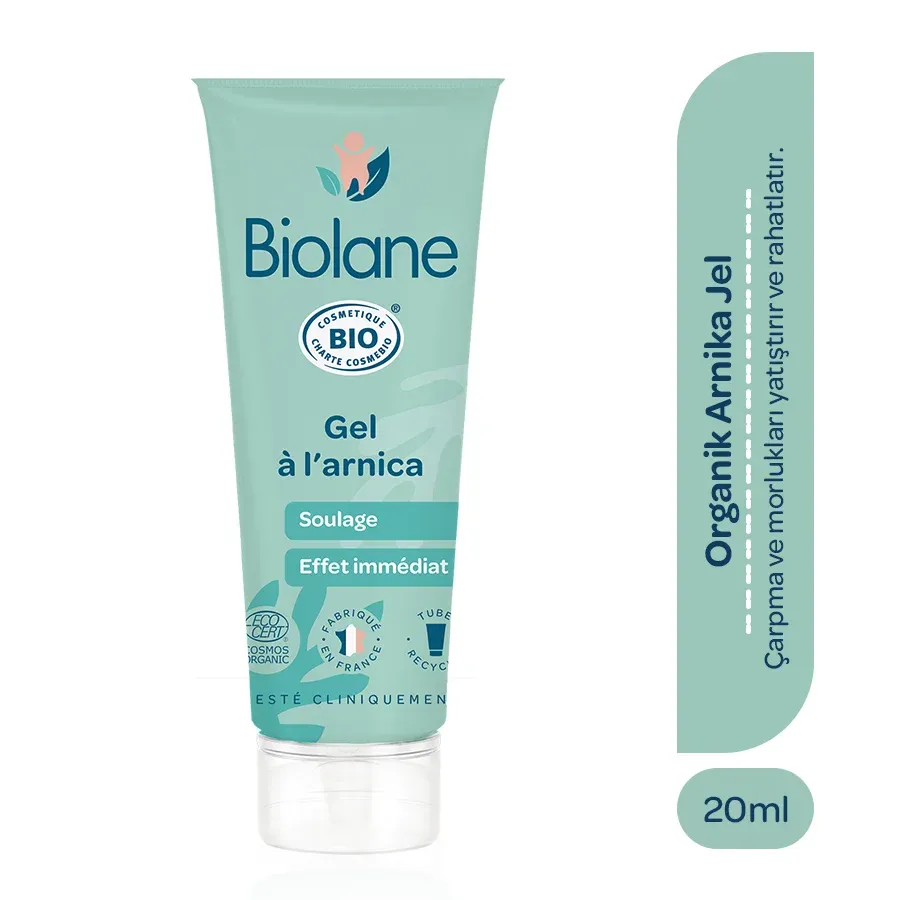 %99 Doğal İçerikli Morluk ve Çarpma Yatıştırıcı Rahatlatıcı Parfümsüz Organik Arnika Jel (20ml)