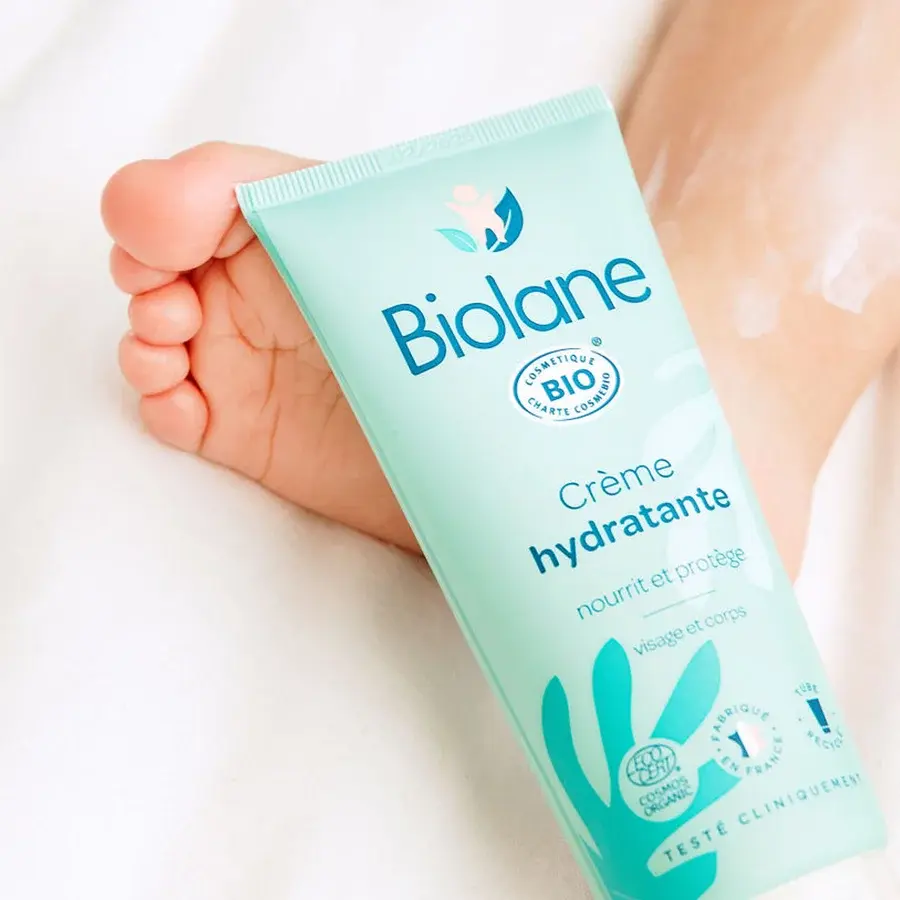 %99 Doğal İçerikli Hassas Ciltler için Nemlendirici Organik Bebek Çocuk Yüz ve Vücut Kremi (100ml)