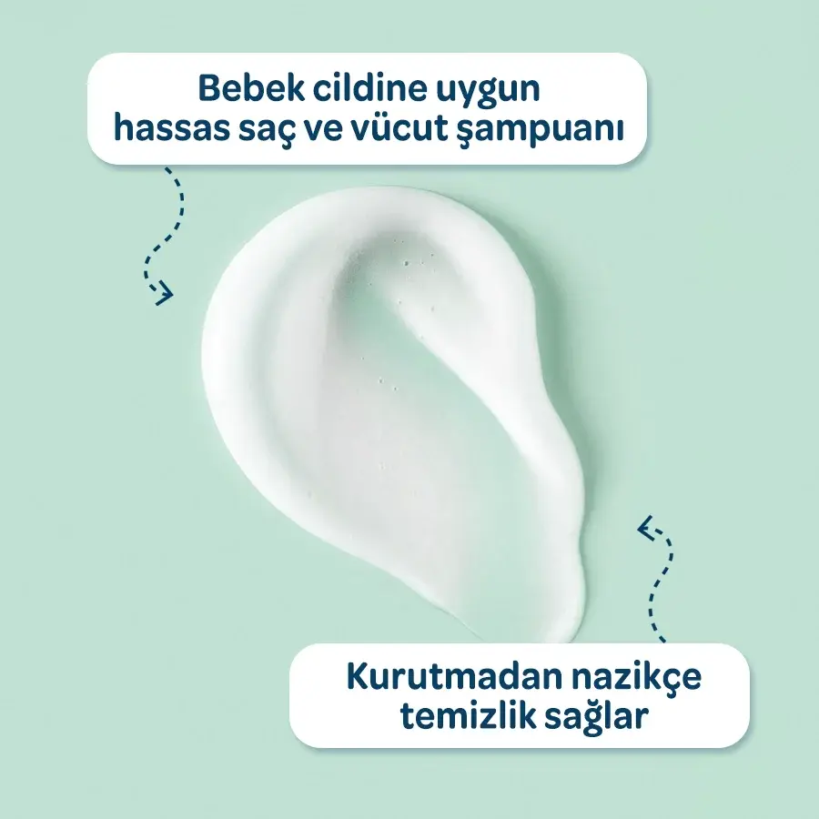 %99 Doğal İçerikli Göz Yakmayan Organik Bebek ve Çocuk Saç ve Vücut Şampuanı (500ml)
