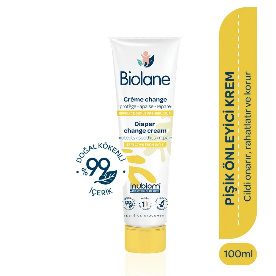 %98 Doğal İçerikli Bebek Pişik Önleyici Koruyucu Nemlendirici Bakım Kremi (100ml)