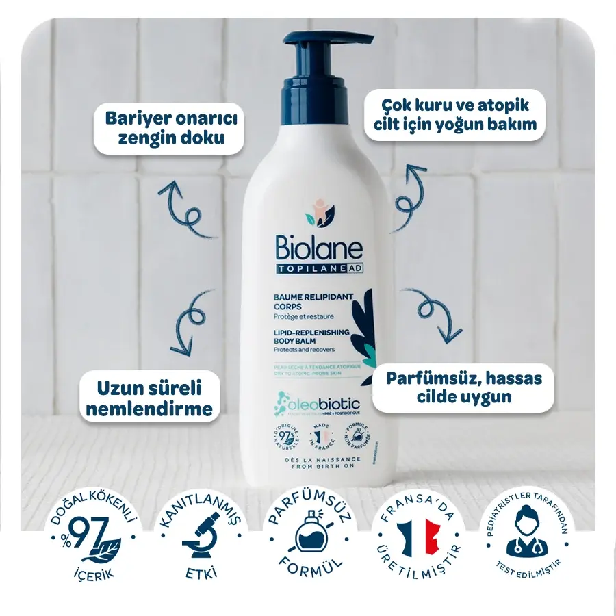 Topilane Ad Lipit Yenileyici Vücut Balsamı (350 ml)