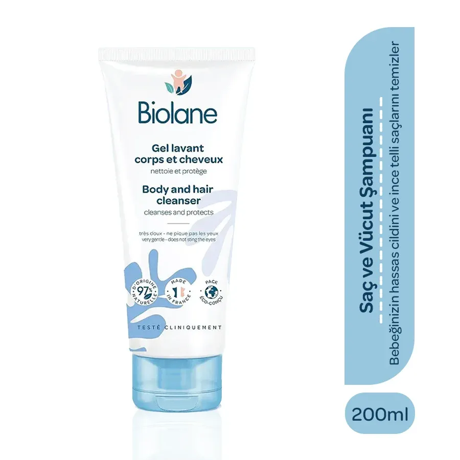 Yenidoğan Saç ve Vücut Şampuanı (200 ml)