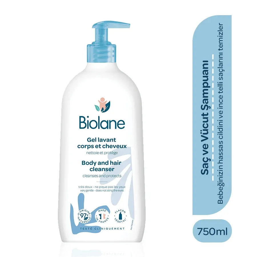 Yenidoğan Saç ve Vücut Şampuanı (750 ml) Pompalı